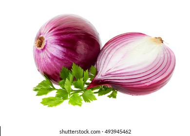 sliced red onions