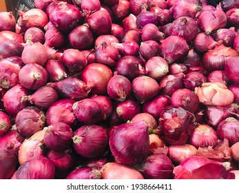 Red Onion Pattern Raw Food Backgrounds And Texture