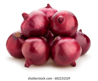 Red Onions Isolated