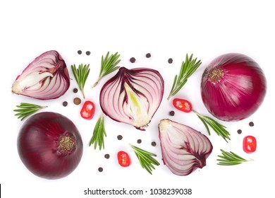 Large Collection Set Onion Garlic Isolated - 61