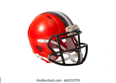 Riddell Cleveland Browns VSR4 Full-Size Authentic Football Helmet