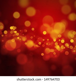 Red Orange Bokeh Background