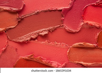 Red orange brown lipstick background texture smudged
