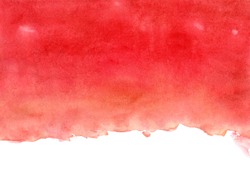 Red And Orange Watercolor Background