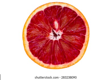 red oranges isolated on white background citrus Sicilian Moroccan