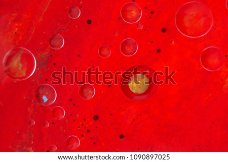 red paint background. abstract bright background with stains of paint. Colourful  paint texture. cosmic martian background.