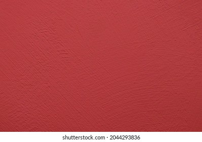 Red Paint Streaks On Concrete Wall Backdrop