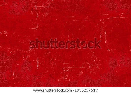 Red painted grunge texture background