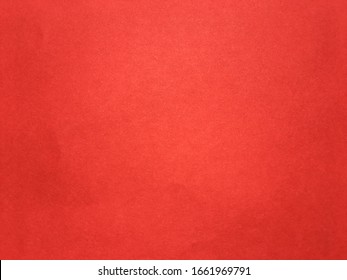 Red Paper Texture For Background. Wallpaper Pattern For Design