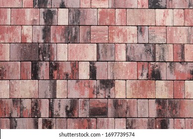 Red Paving Slabs Pattern Texture Marble Stock Photo 1697739574 ...