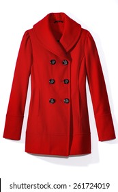 Red Pea Coat