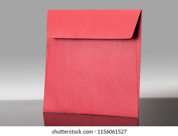 Red Pearlescent Paper Envelope 