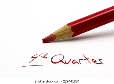 Red Pencil - 4th Quarter 