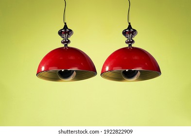 Red Pendant Light, Interior Hanging Light