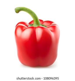 Red Pepper Isolated On White Background