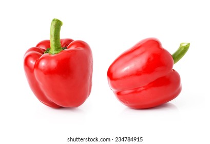 Red Pepper Isolated On White Background