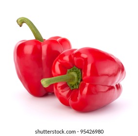 Red Pepper Isolated On White Background