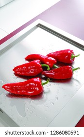 Red pepper on the table