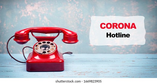 Red Phone Hotline - Calling For Information About Coronavirus Disease Named COVID-19