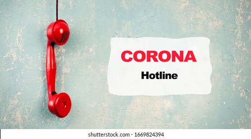 Red Phone Hotline - Calling For Information About Coronavirus Disease Named COVID-19