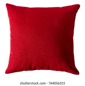 Red Pillow Isolated