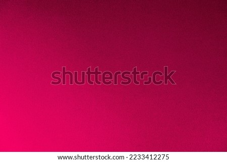 Red pink abstract background. Gradient. Viva magenta color. Trend 2023. Colorful elegant. Space for design. Matte, shimmer. Template. Empty. Rough, grain. Christmas, Valentine, Birthday, Mother's day.