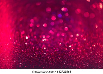 Red and Pink glitter abstract background with bokeh defocused lights. Winter Christmas and valentine background  wallpaper concept.
