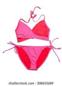 Red Pink Swimsuit Isolate On White Stock Photo Edit Now 308655689 Red Pink Swimsuit Isolate On White Stock Photo Edit Now 308655689