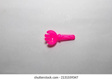 Red Plastic Fork - Kids Toys