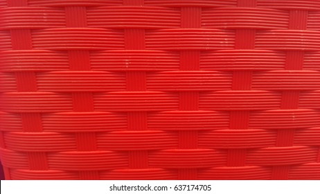 Red Plastic Mesh Texture