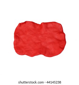 Red Plasticine Texture