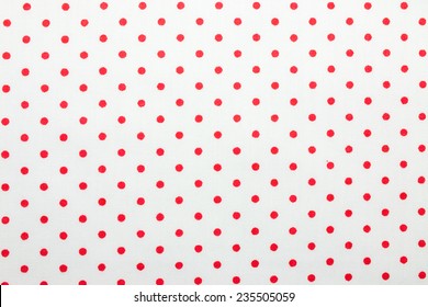 Red Polka Dot Fabric