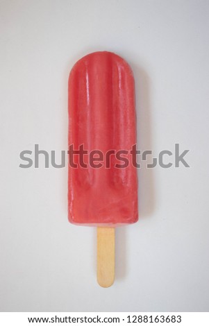 Similar – Foto Bild Erdbeer-Popsicles