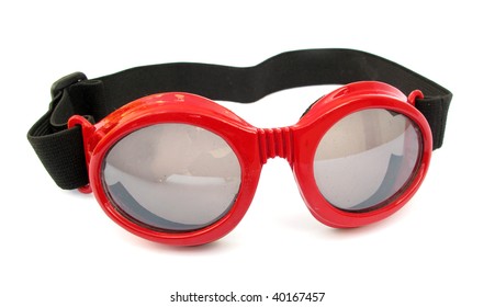 Red Protective Glasses