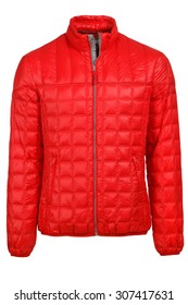 Red Quilted Jacket