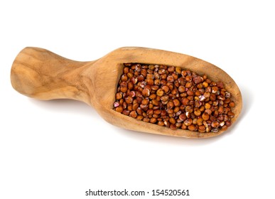 Red Quinoa Isolated On White Background