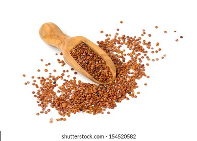 Red Quinoa Isolated On White Background