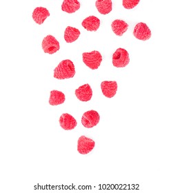 Red Raspberries Falling