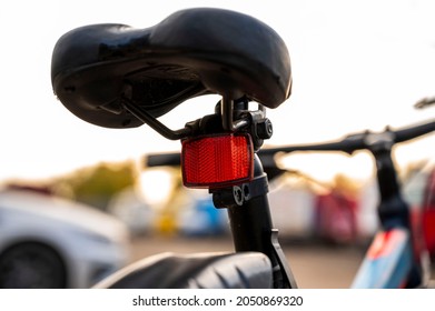 Red Reflector Seat, Bike Rear