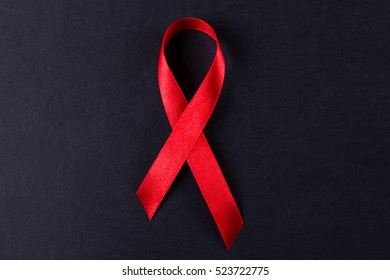 Red Ribbon Symbol Aids Awareness On Stock Photo 523722775 | Shutterstock
