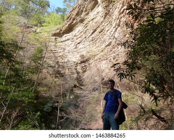 Red River Gorge/USA-07/22/2019 Photo Of Mountaineer Do Rock Climbing 