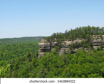 Red River Gorge/USA-07/22/2019 Photo Of Mountaineer Do Rock Climbing 