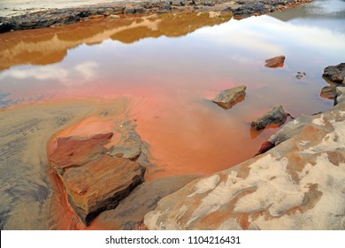 Red River Water For Groundwater 
Pollution Of The Aquifer Causes Metals And Industrial Production Waste - Illegal Storage And Landfill Creates Environmental Damage