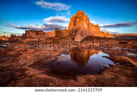 Red rock canyon in Colorado. Colorado tourism in red rock canyon