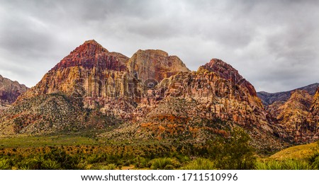 Red rock canyon in nevada