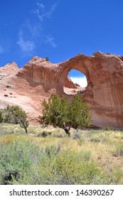 Red Rock Formation In Window Rock, Arizona