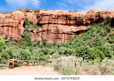 Red Rock Structures in Sedona, Arizona, USA - Powered by Shutterstock