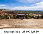 Red Rocks Amphitheatre in Colorado, a concert venue with an open feel