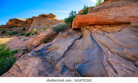 Red Rocks At The Glen Canyon Dam Overlook 