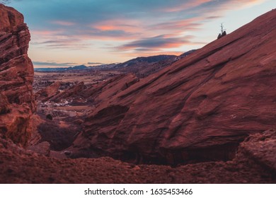 Red Rocks Sunset in Colorado - Powered by Shutterstock
